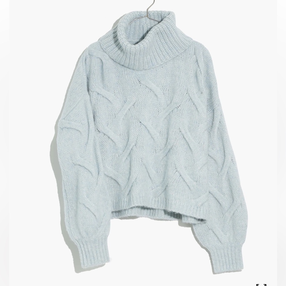 Madewell turtleneck sweatshirt long sleeve - Picture 5 of 9